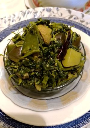 মেথি শাকের চচ্চড়ি (methi saager chorchori recipe in Bengali) রেসিপির প্রধান ছবি