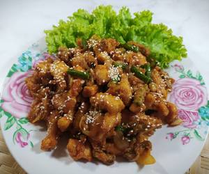 Ini Caranya Ayam krispi tumis buncis Enak dan Sehat Ini Caranya Ayam krispi tumis buncis Enak dan Sehat
