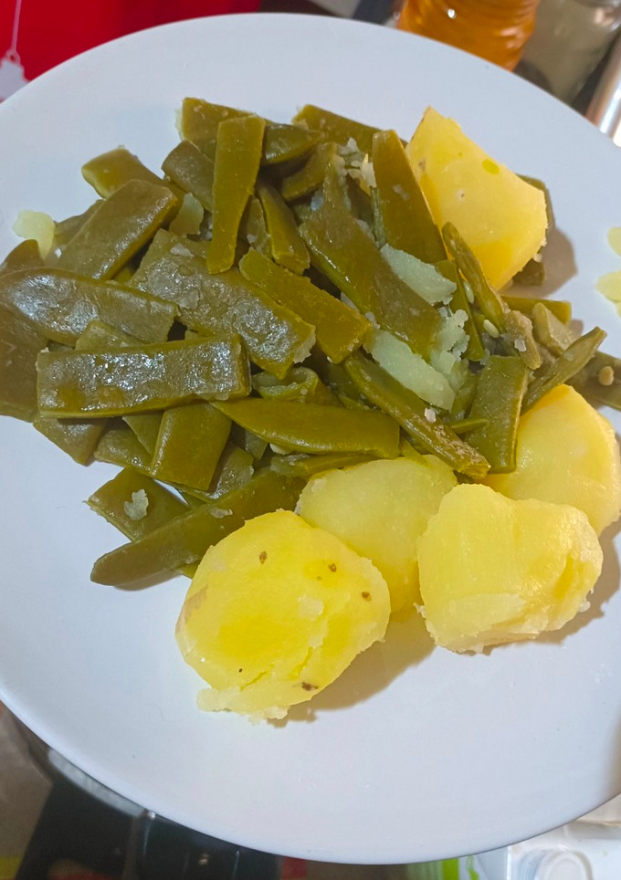 Una foto de Judías verdes con patatas