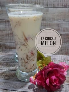 Foto resep Es Cincau Melon