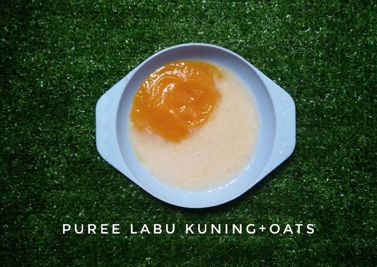 MPASI puree labu kuning+oat