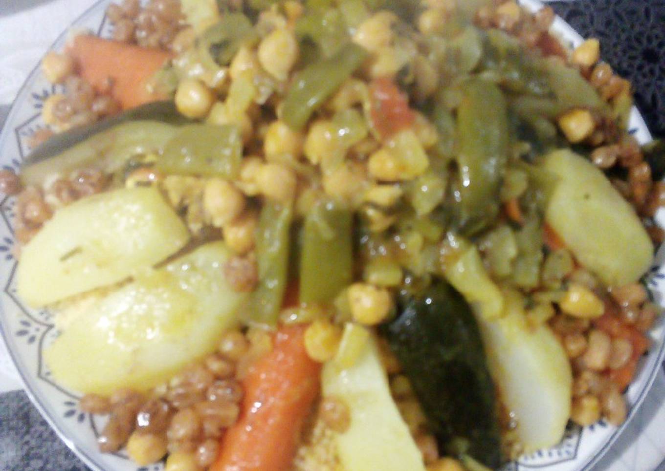 Cous cous de ternera y verduras