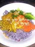 Mie ayam ubi ungu