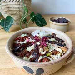 รูปของ Seffa (sweet couscous) Vegan dessert ala Maroko
