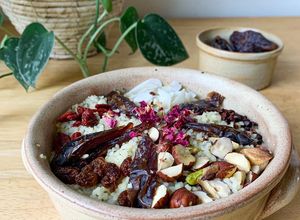 Foto resep Seffa (sweet couscous) Vegan dessert ala Maroko