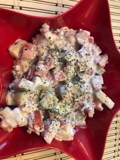 Görög joghurtos uborka saláta recept fotója