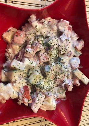Görög joghurtos uborka saláta recept fotója