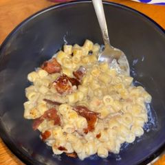 A picture of Creamy Parmesan Bacon Ditalini.