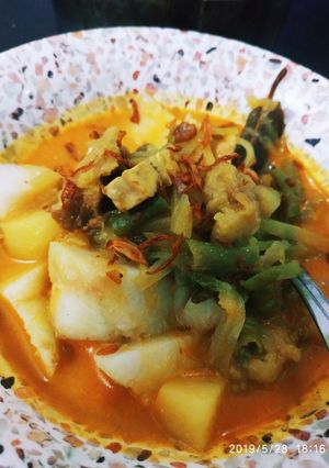 Foto resep Ketupat sayur