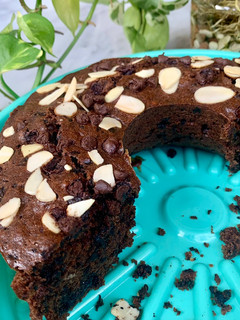 Foto resep Bolu pisang coklat (banana chocolate cake) loyang tulban d 20 cm