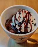 Eggless mug brownie