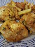 Muslitos crujientes con ajo y parmesano