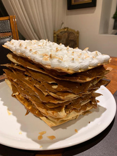 Una foto de Torta de hojarasca