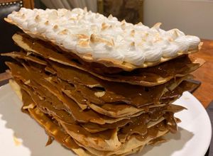 Una foto de Torta de hojarasca