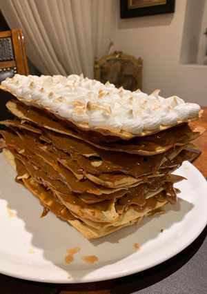 Una foto de Torta de hojarasca