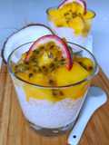 Perles de tapioca tropical