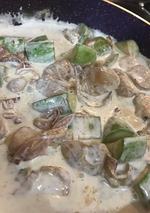 صورة لوصفة دجاج بالكريمة