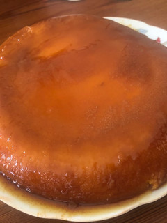 Una foto de Flan de calabaza