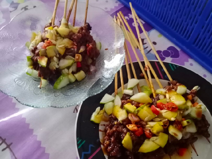 Cara Memasak Sate daging teflon empuk Yang Enak