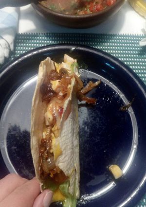 Una foto de Wrap de pollo