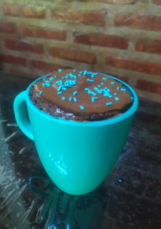 Una foto de Postre en taza de dulce de leche