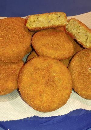Karfiol-brokkoli fasírt air fryerben recept fotója