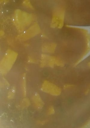 A picture of Gravy paneer.