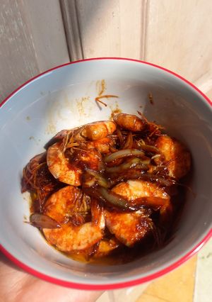 Foto resep Udang Tumis Kecap