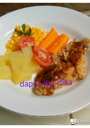 Foto resep Chiken teriyaki oat
