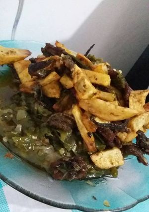 Foto resep Belut kentang cabai hijau
