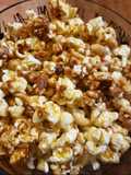 Homemade caramel popcorn
