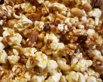 Popular Cuisine Homemade caramel popcorn Restaurant Style