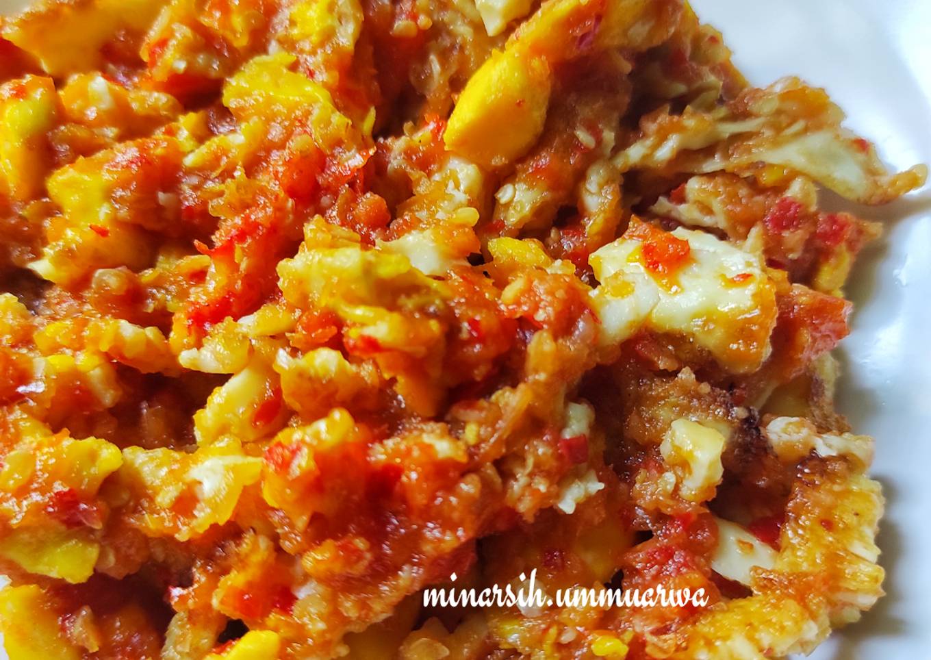 Orak Arik Telur Balado