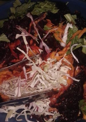 Una foto de Rica y saludable ensalada🤗🇦🇷