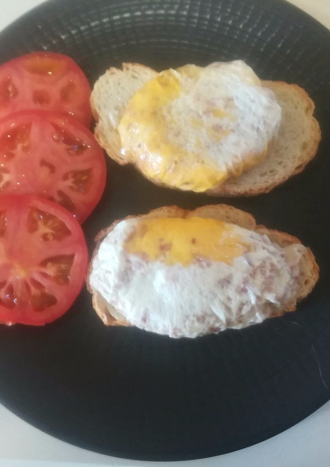 Una foto de Huevos escaldados rellenos