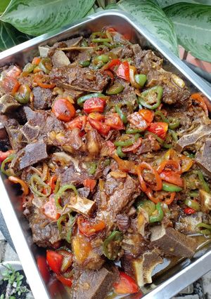 Foto resep Oseng iga cabe gendot