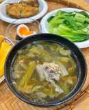 Canh Cải Chua Hầm Xương Heo