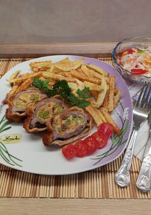 Házias töltött dagadó recept fotója
