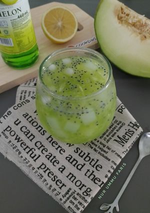 Foto resep Es Kuwut Melon 🍈