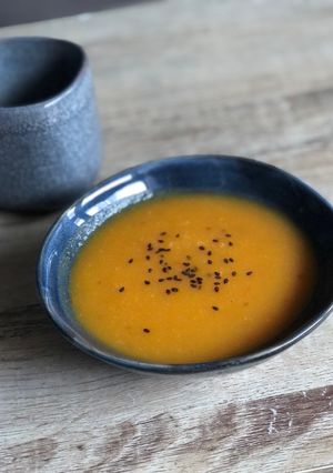 Une photo de Recette d’hiver carotte, courge, tomate