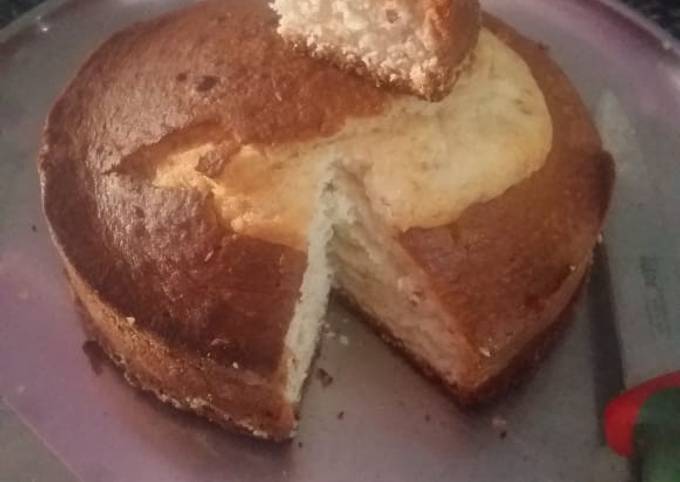 Recipe of Super Quick Eggless Vanilla cake