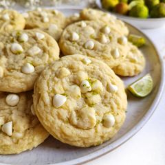 A picture of White Chocolate Key Lime Cookies.
