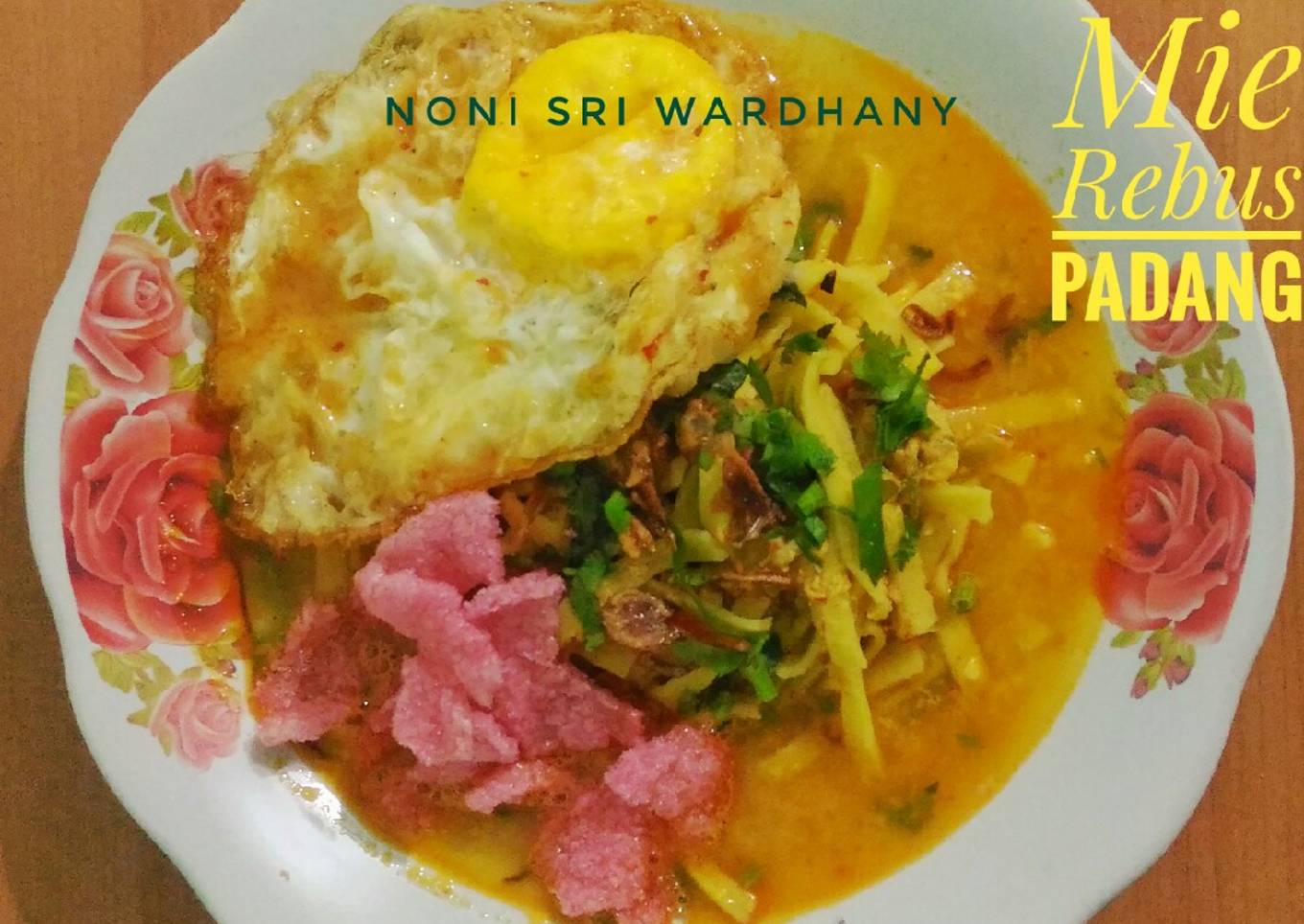 Mie kuning Rebus Padang