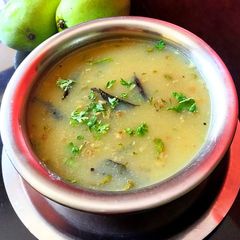 Raw Mango Saaru/ Rasam A picture of Raw Mango Saaru/ Rasam.