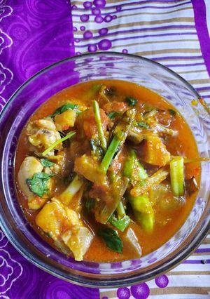 Foto resep Ayam Woku Campur Kikil