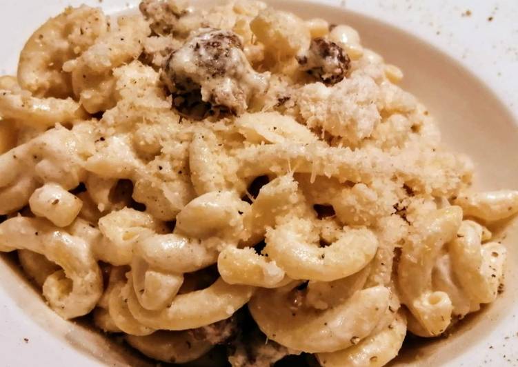 Como hacer pasta gramigna salsiccia e panna