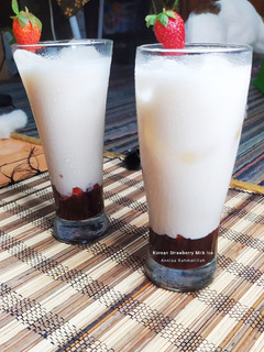 Foto resep 171. Korean Strawberry Milk Ice