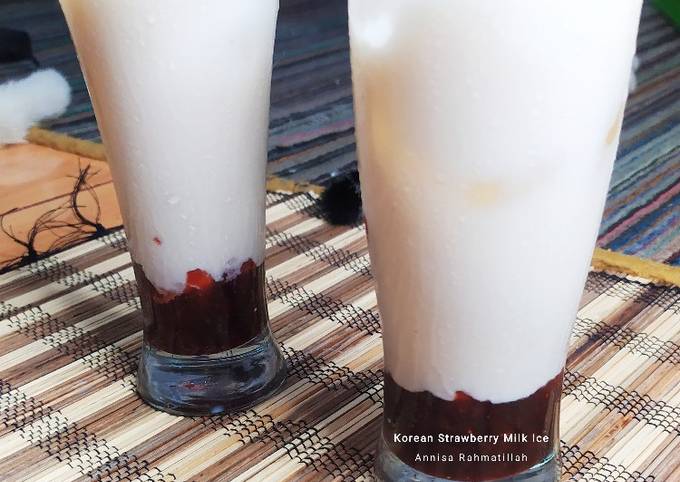 171. Korean Strawberry Milk Ice