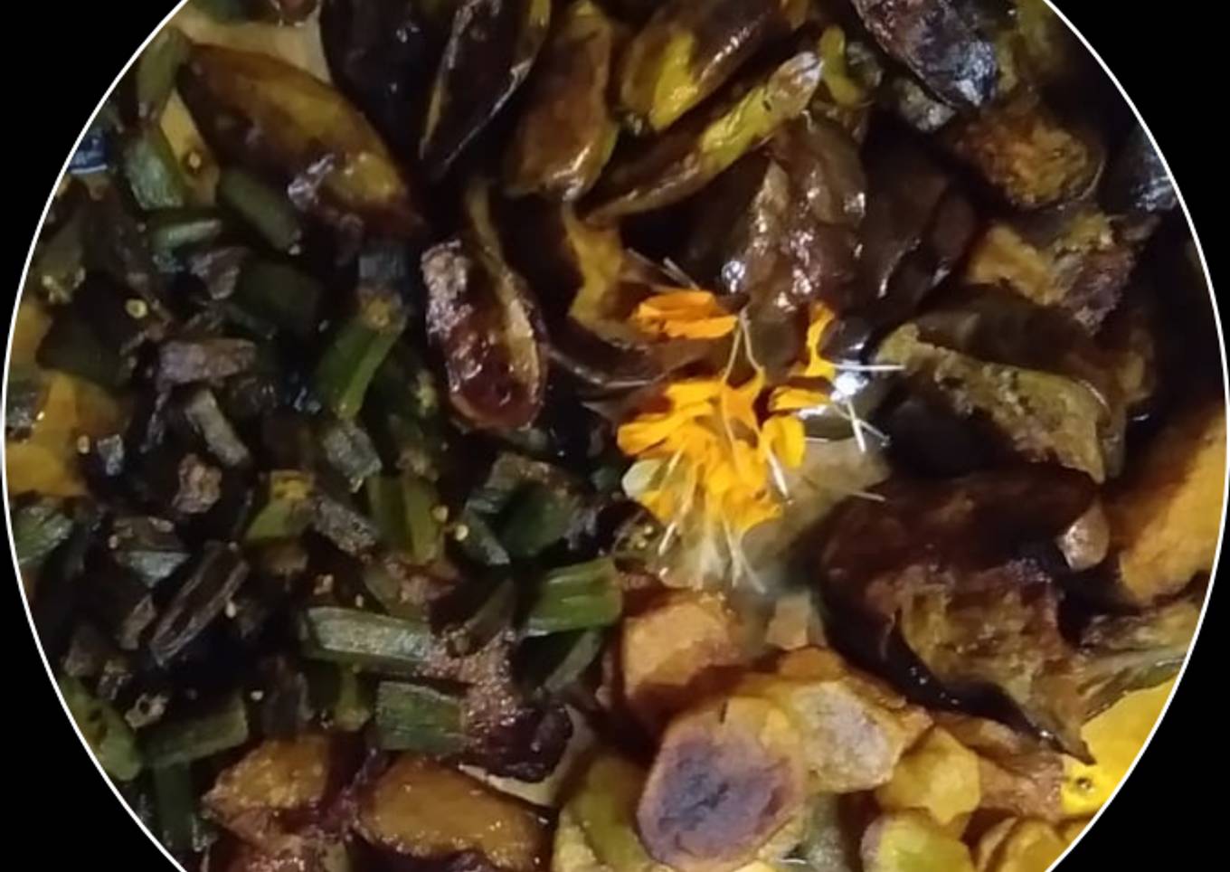 Fried vegetables