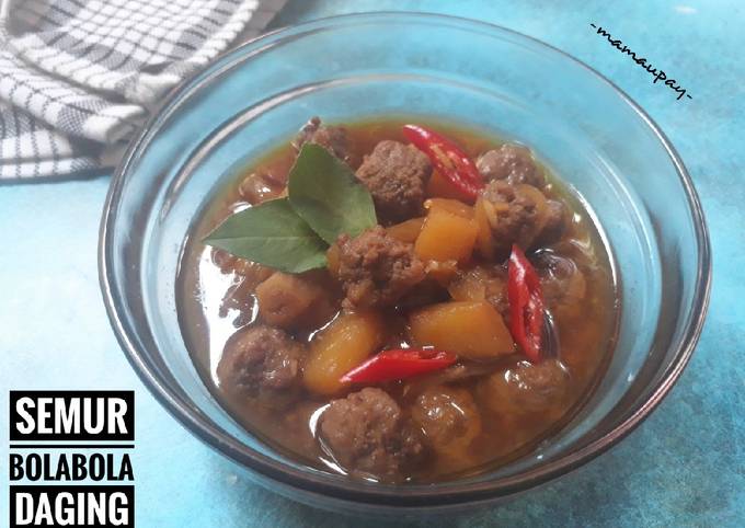 Semur bolabola daging #pr_anekasemur